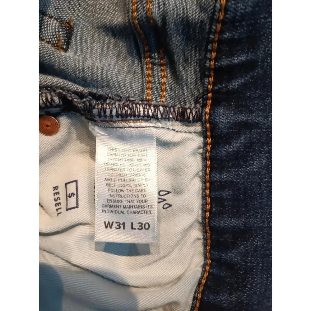 Lucky Brand Men's Skinny Jeans W31 L30 Blue Denim Medium Wash Stretch